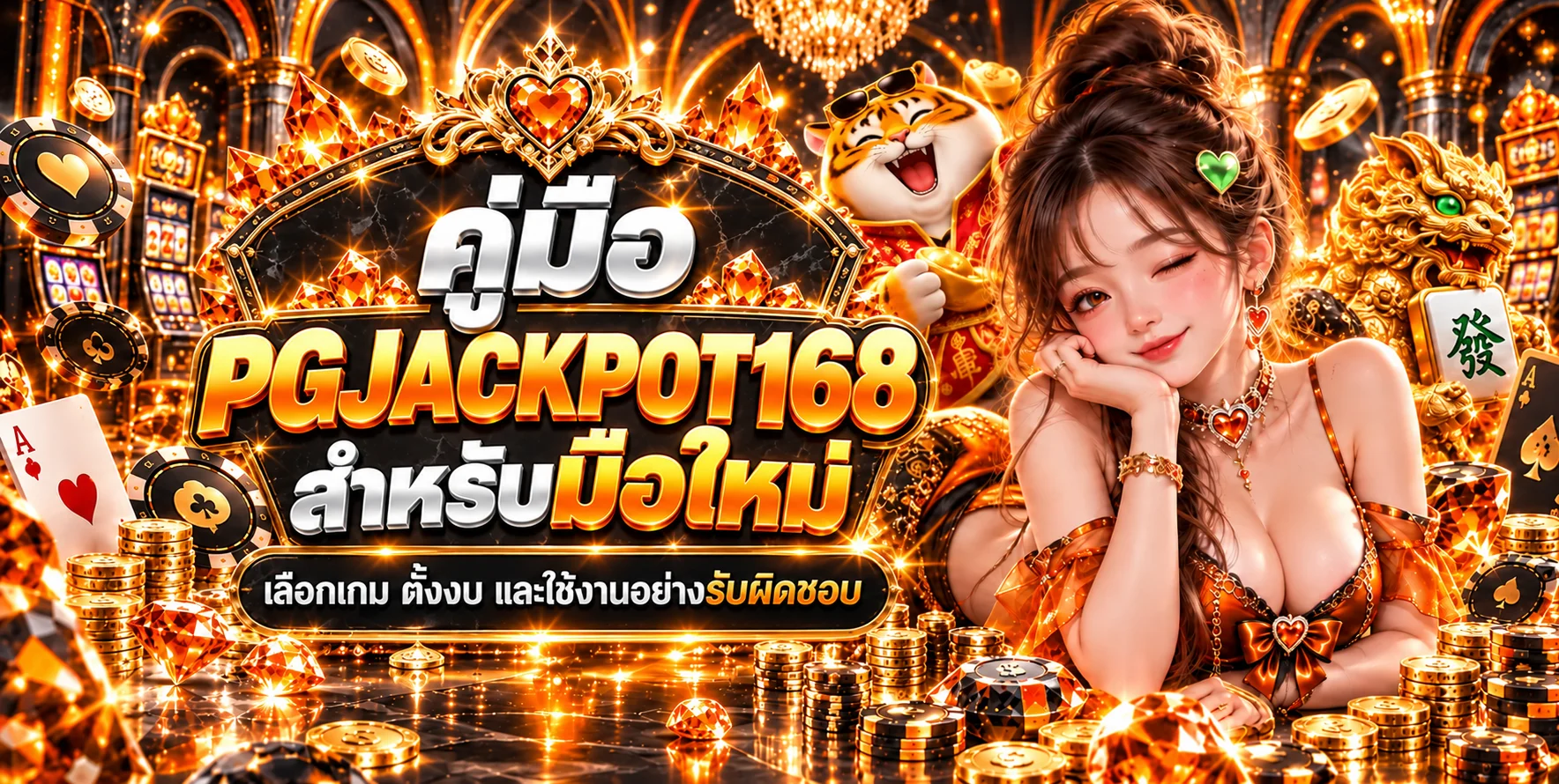 PGJACKPOT168 คู่มือมือใหม่ เลือกเกม ตั้งงบ และใช้งานปลอดภัย